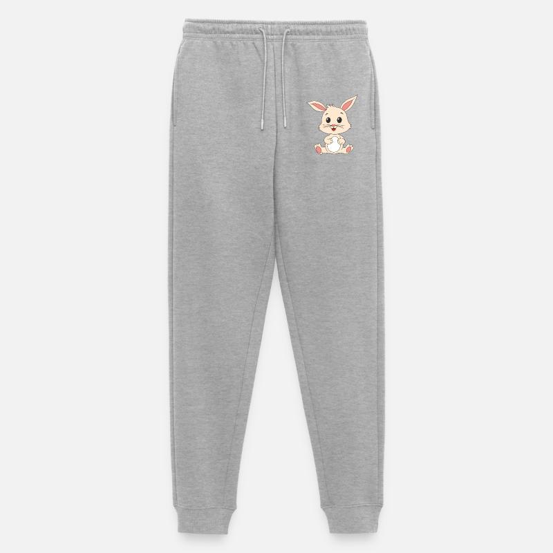 Rabbit Rabbit - Men's Premium Organic Joggers - heather grey