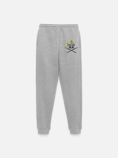 Samuraihelm Kabuto 5 - Männer Premium Bio Jogginghose - Grau meliert