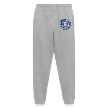 Junggesellinnen Abschied | Hochzeit | Beer | Bier - Men's Premium Organic Joggers - heather grey - Front - Thijin (182cm)