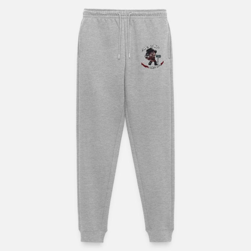Freddy Halloween Geschenk - Männer Premium Bio Jogginghose - Grau meliert