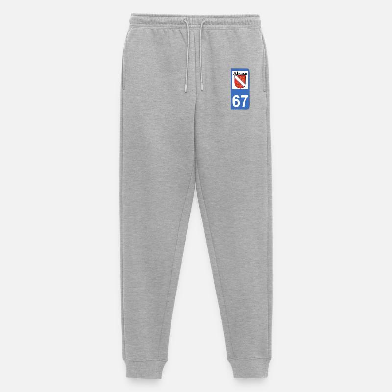 Elsass - Männer Premium Bio Jogginghose - Grau meliert