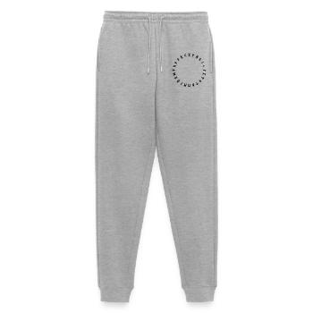 Rune alphabet in circle Symbols - Men's Premium Organic Joggers - heather grey - Front - Thijin (182cm)