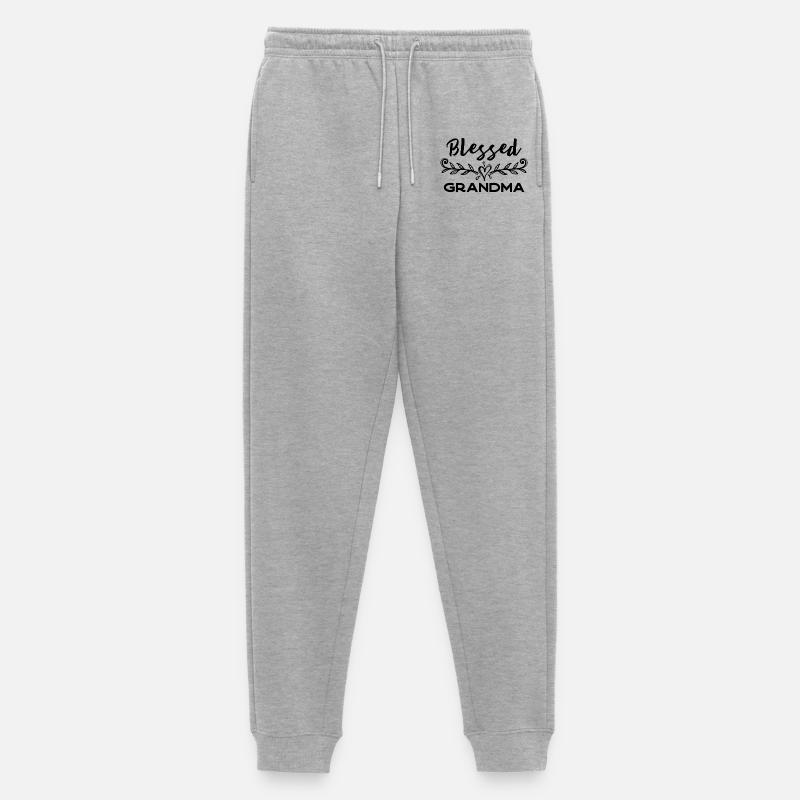Großmutter Lieblingsoma Superoma Oma Statement - Männer Premium Bio Jogginghose - Grau meliert