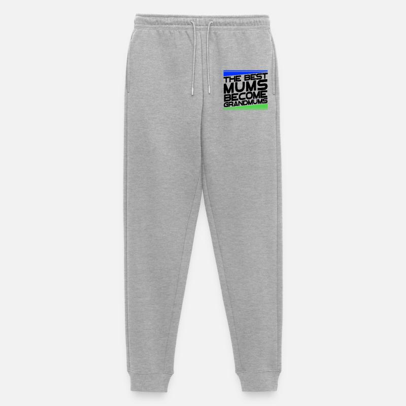 Cool Oma Statement Großmutter Glückwunsch - Männer Premium Bio Jogginghose - Grau meliert