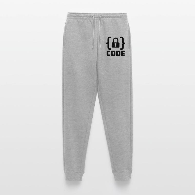 Code with lock programmer Men's Premium Organic Joggers