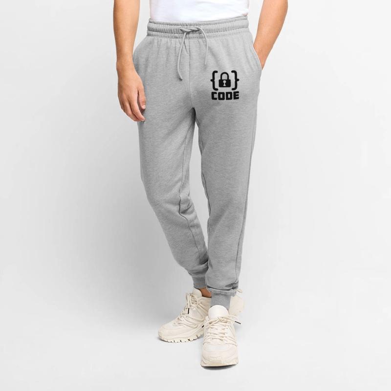 Code with lock programmer Men's Premium Organic Joggers