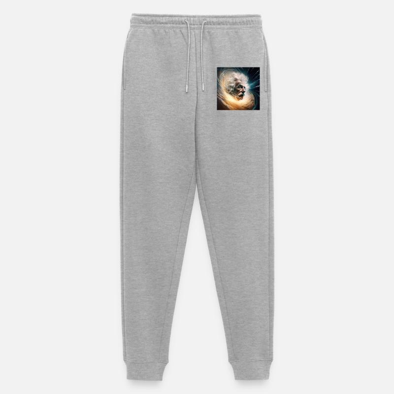 Albert MC2 - Männer Premium Bio Jogginghose - Grau meliert