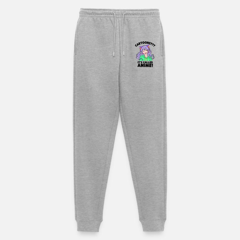 Anime Animation Déclaration Animation Manga Comic - Pantalon de jogging Premium bio Homme - gris chiné