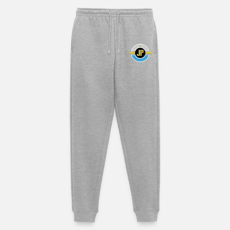 J-P - Männer Premium Bio Jogginghose - Grau meliert