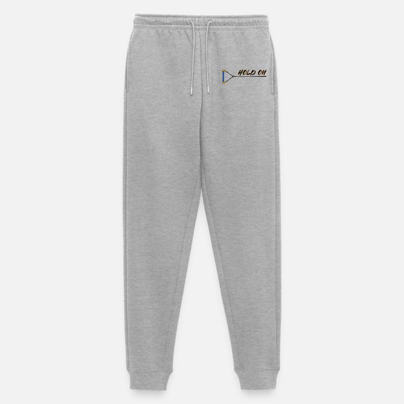 Wakesurfen Wakeboard Statement Surfing Kitesurfer - Männer Premium Bio Jogginghose - Grau meliert