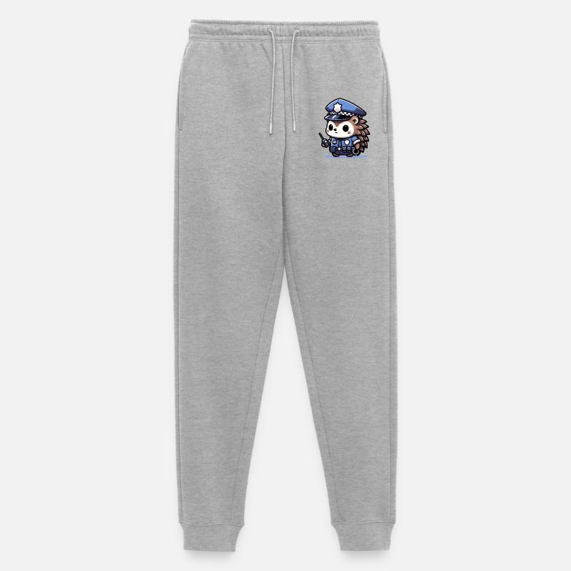 Patrouillenfreunde - Tapferer Igel - Männer Premium Bio Jogginghose - Grau meliert