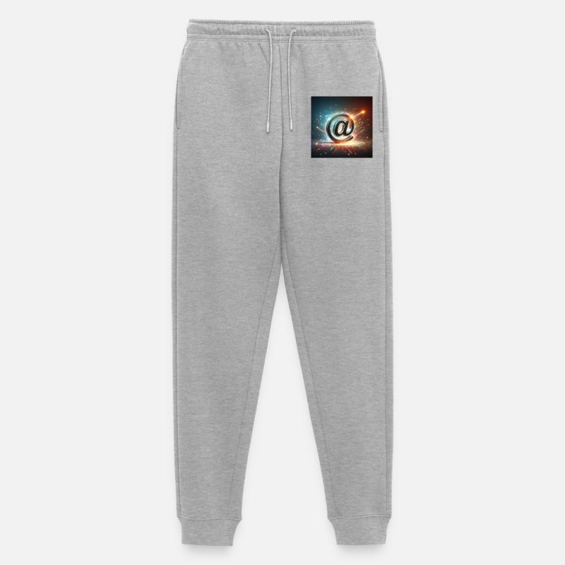 Symbol 2 - Männer Premium Bio Jogginghose - Grau meliert