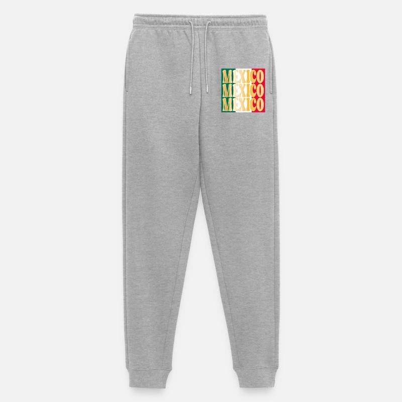 Mexiko Mexikanisch Mexiko - Männer Premium Bio Jogginghose - Grau meliert