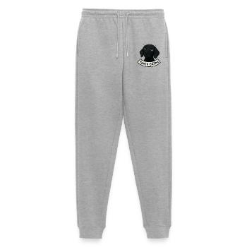 Schweißhund Tante Cäthe - Männer Premium Bio Jogginghose - Grau meliert - Vorne - Thijin (182cm)