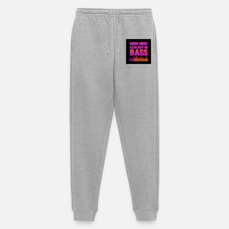 CA99D663-EC7C-4B5D-9703-3C60FD74DC17 - Männer Premium Bio Jogginghose - Grau meliert