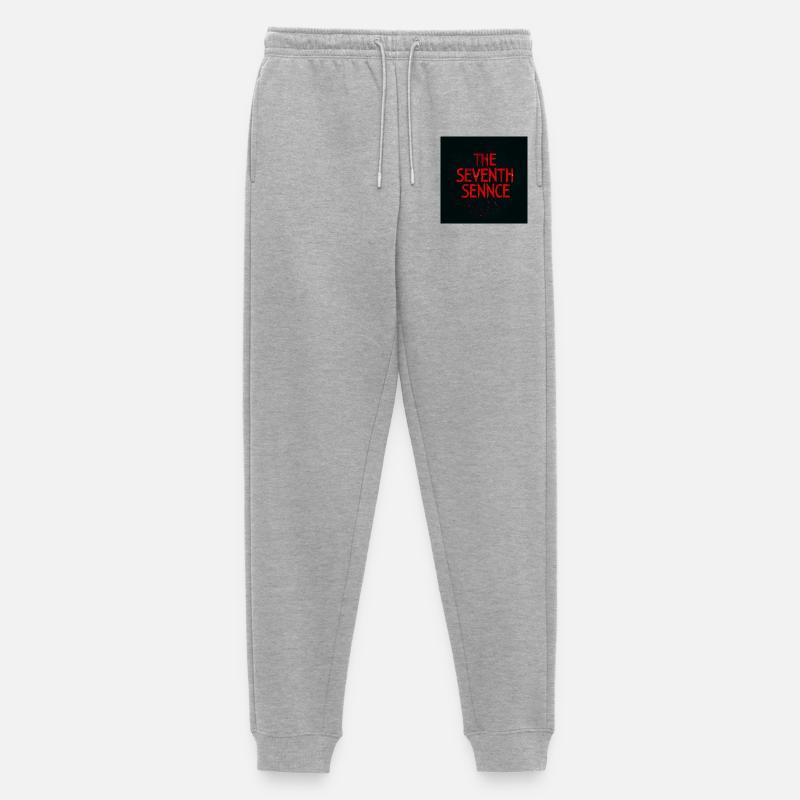 Der siebte Sennce - Männer Premium Bio Jogginghose - Grau meliert