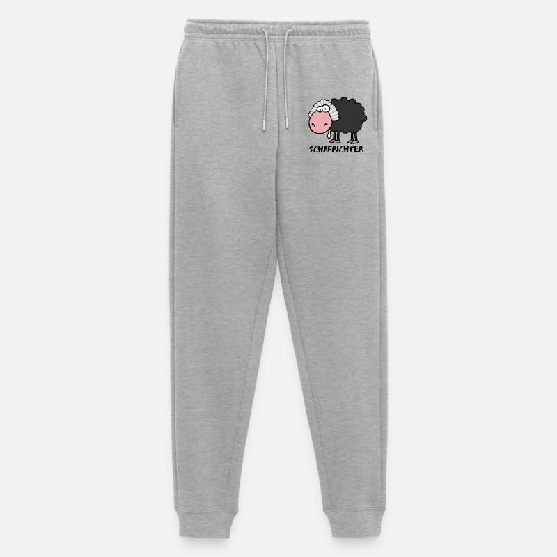 Schafrichter - Männer Premium Bio Jogginghose - Grau meliert