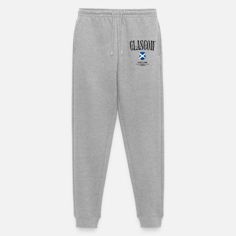 Souvenir de Glasgow, design élégant Glasgow - Pantalon de jogging Premium bio Homme - gris chiné