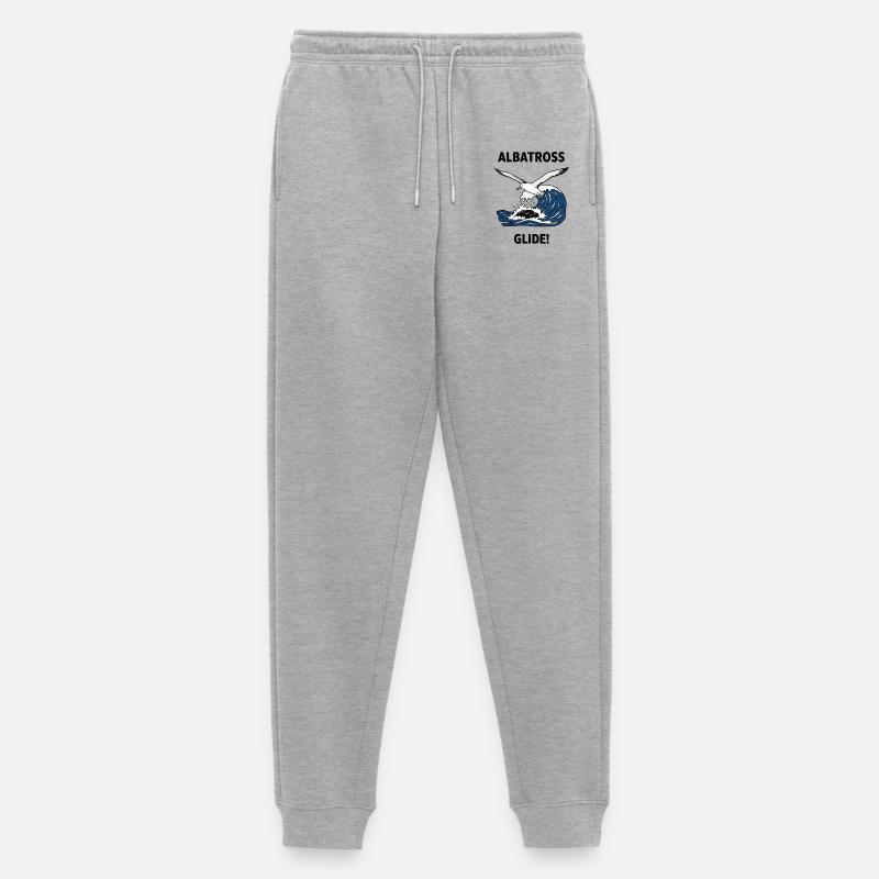Albatros, Heuler, Seegleit-Albatros - Männer Premium Bio Jogginghose - Grau meliert