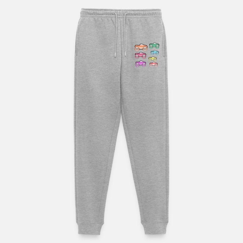 Autos - Männer Premium Bio Jogginghose - Grau meliert