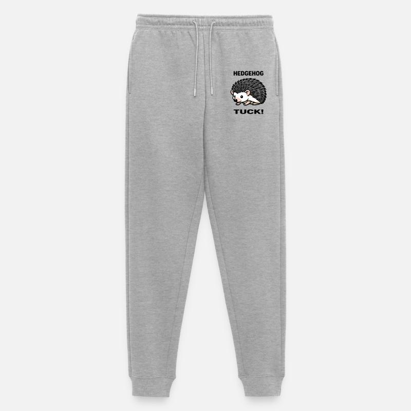 Igel-Igel-Igel-Dornengarten - Männer Premium Bio Jogginghose - Grau meliert