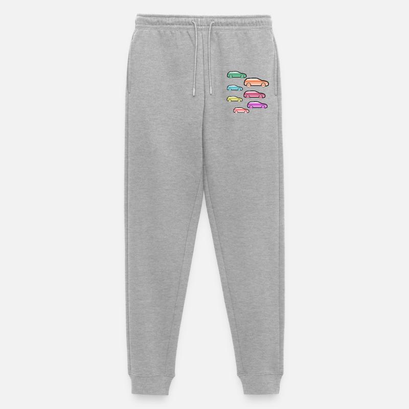 Autos - Männer Premium Bio Jogginghose - Grau meliert