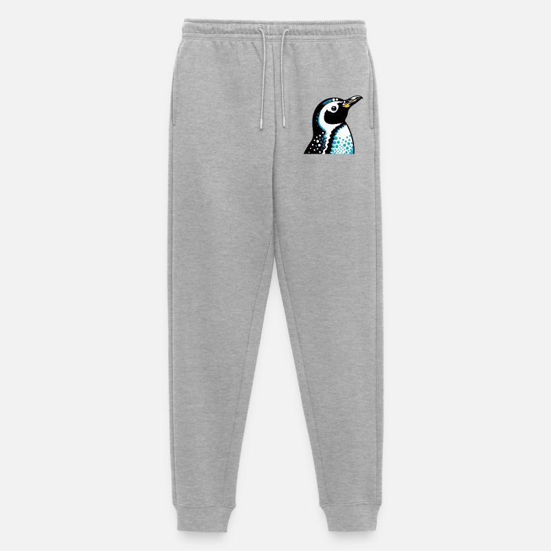 Pinguin - Männer Premium Bio Jogginghose - Grau meliert
