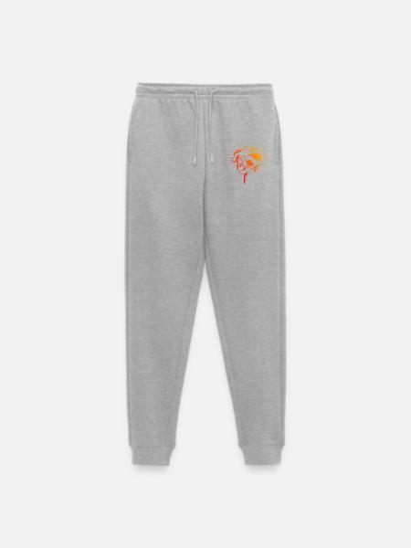 Clear snowboard message for women - Men's Premium Organic Joggers - heather grey
