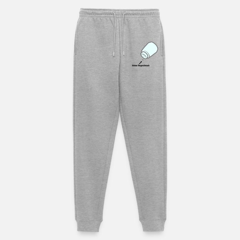 kleiner Vorgeschmack - Männer Premium Bio Jogginghose - Grau meliert