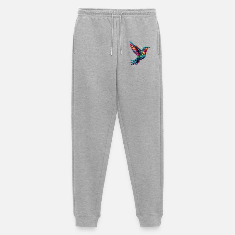Kolibri - Männer Premium Bio Jogginghose - Grau meliert