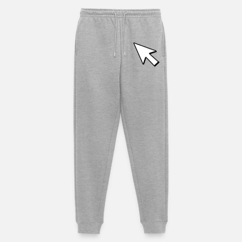 Cursor: Click mich! - Männer Premium Bio Jogginghose - Grau meliert