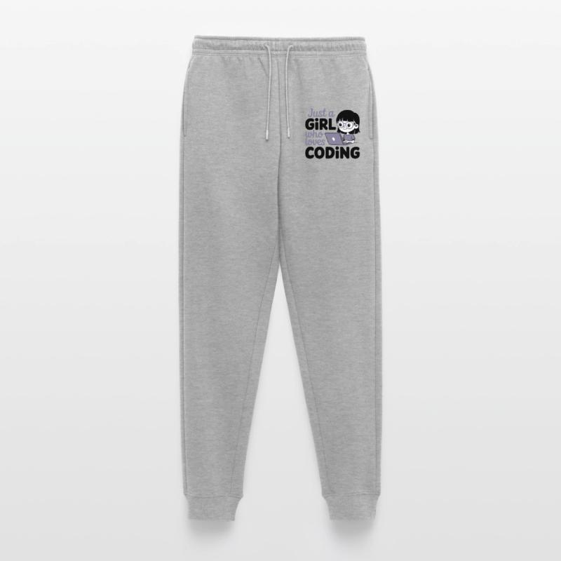 Nur ein Mädchen, das das Programmieren liebt Männer Premium Bio Jogginghose