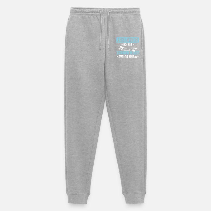 Kajak Ich bin Gekentert - Männer Premium Bio Jogginghose - Grau meliert