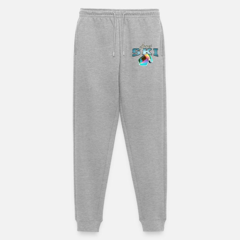 Apres Ski - Männer Premium Bio Jogginghose - Grau meliert