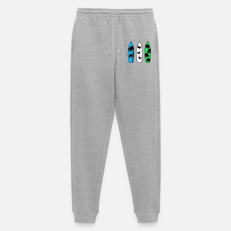 Surfboards - Männer Premium Bio Jogginghose - Grau meliert
