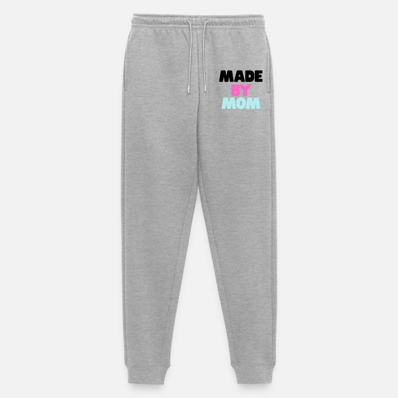 Made By Mom - Männer Premium Bio Jogginghose - Grau meliert