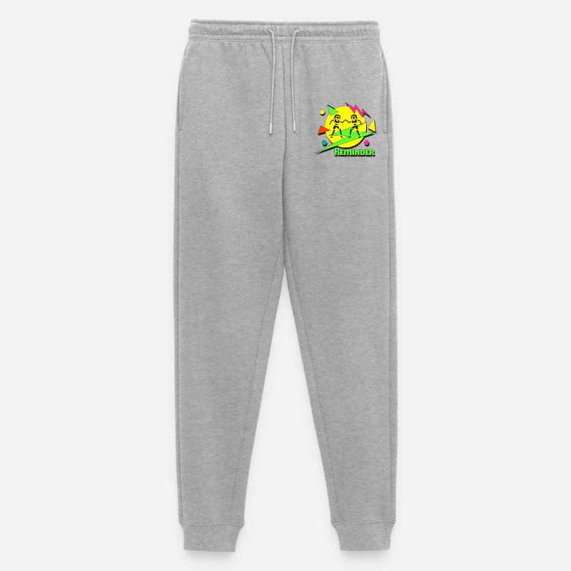 Reminder 80s - Männer Premium Bio Jogginghose - Grau meliert