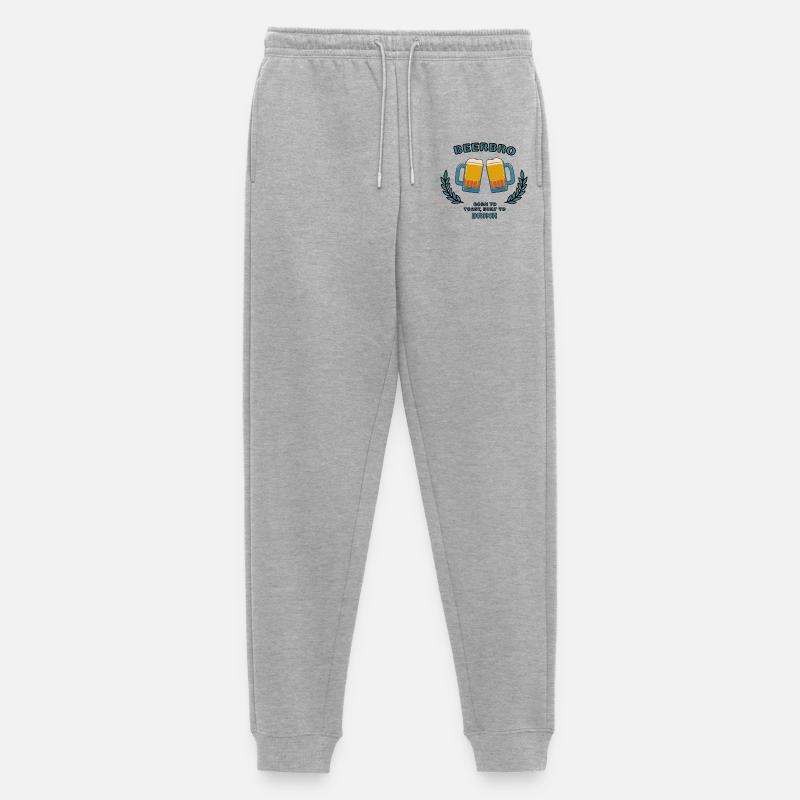 BEERBRO - Männer Premium Bio Jogginghose - Grau meliert