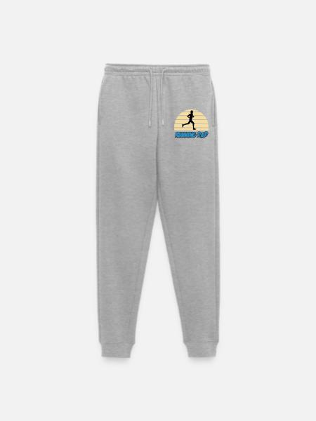 Running dad - Pantalon de jogging Premium bio Homme - gris chiné