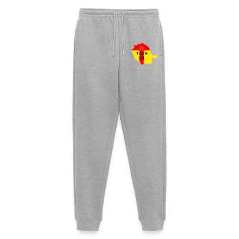 Tarn 81 - Männer Premium Bio Jogginghose - Grau meliert - Vorne - Thijin (182cm)