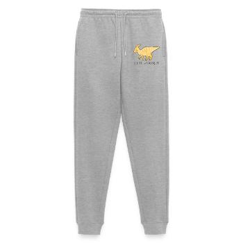 Süßer Dino Cutie-Saurus - Männer Premium Bio Jogginghose - Grau meliert - Vorne - Thijin (182cm)