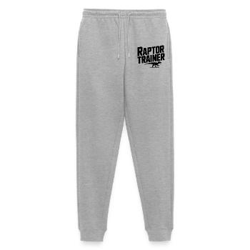 Raptor Trainer - Men's Premium Organic Joggers - heather grey - Front - Thijin (182cm)