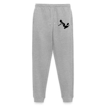 Snowboard - Men's Premium Organic Joggers - heather grey - Front - Thijin (182cm)