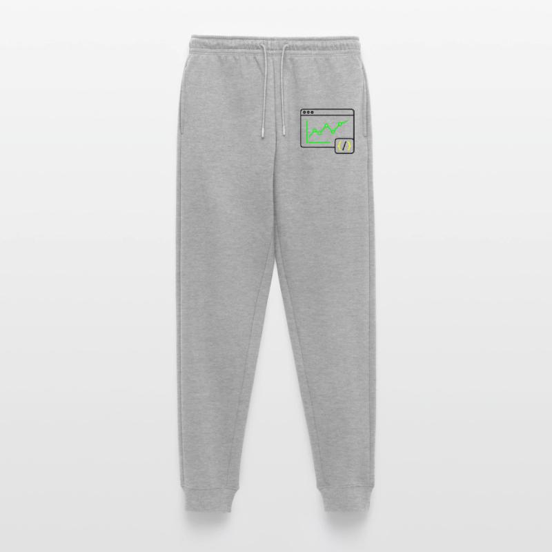 Vecteur de navigation de codage de graphiques d’analyse web Pantalon de jogging Premium bio Homme