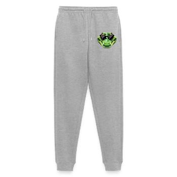 Krokodil Alligator Reptilien Kroko Liebe Krokodile - Männer Premium Bio Jogginghose - Grau meliert - Vorne - Thijin (182cm)