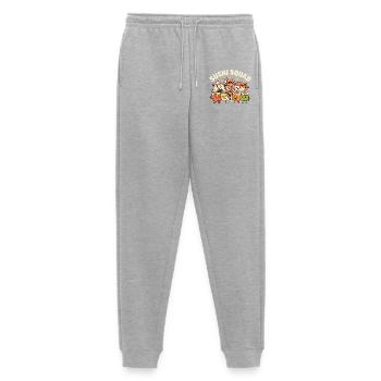 Sushi Troupe Funny Japanese Food Sashimi Li - Men's Premium Organic Joggers - heather grey - Front - Thijin (182cm)