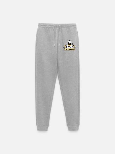 Grill Master (Grilling / Barbecue / BBQ / 3C) - Men's Premium Organic Joggers - heather grey