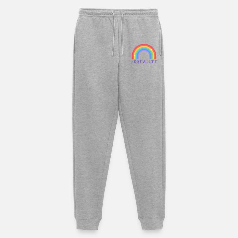 Pride Month Equality - Männer Premium Bio Jogginghose - Grau meliert