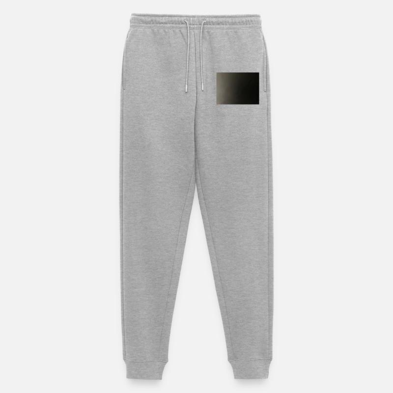 Dunkelgrau Nebelgradient - Männer Premium Bio Jogginghose - Grau meliert