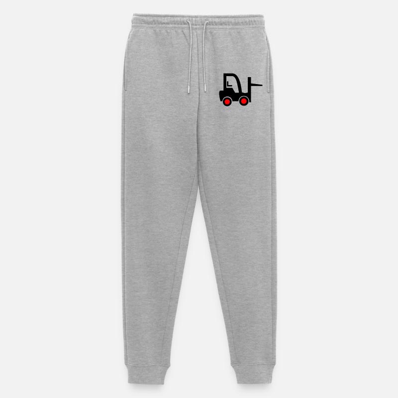 Gabelstapler - Männer Premium Bio Jogginghose - Grau meliert